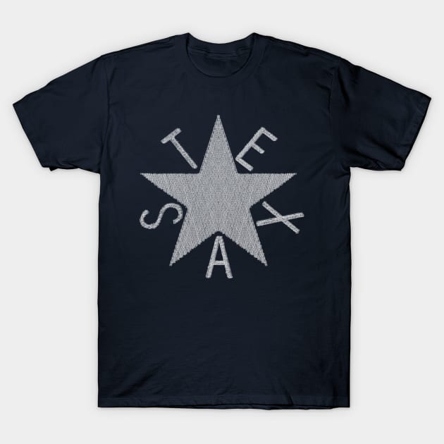 Stitched Texas Flag - Zavala T-Shirt by Sojourner Z